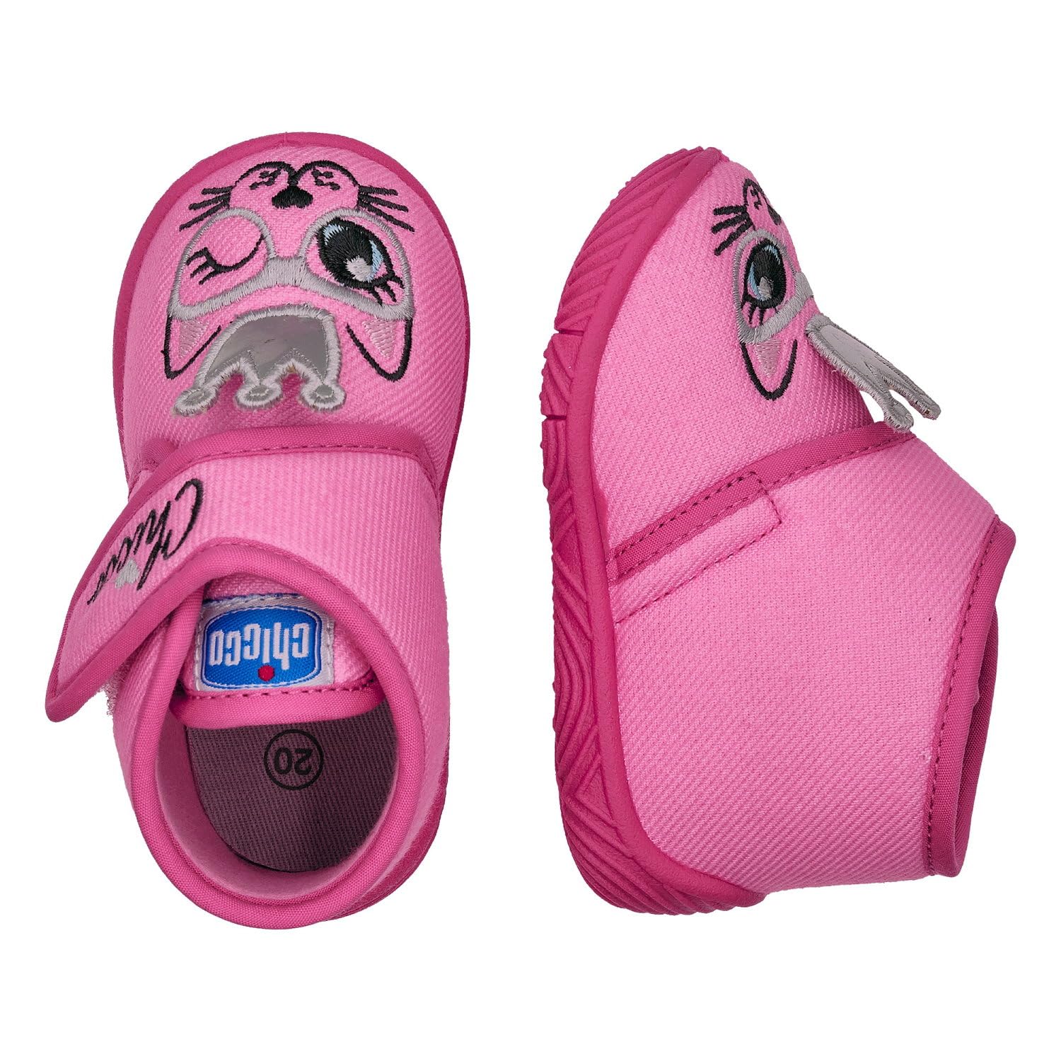 Chicco, Pantofole Bambina Casa e Asilo, Babbucce Bambina Comode, Flessibili, Traspiranti e Leggere, Scarpine Casa Neonata Bambina, Designed in Italy