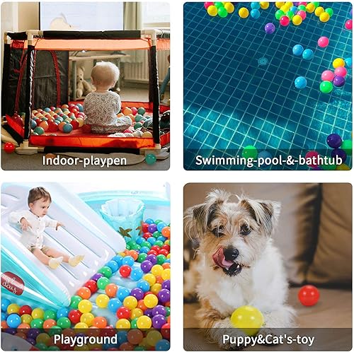 Miniatura 5 de STARBOLO Ball Pit Balls for Toddlers, Girls, Boys Ball Pit, BPA Free Crush Proof Plastic Toy Balls, Children's Pool Water Toys, Macaron Ocean Balls
