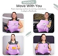 Vista 7 de MOYOAMA Almohada de histerectomía poscirugía para recuperación de histerectomía imprescindible - Almohada de cirugía para abdomen, almohada