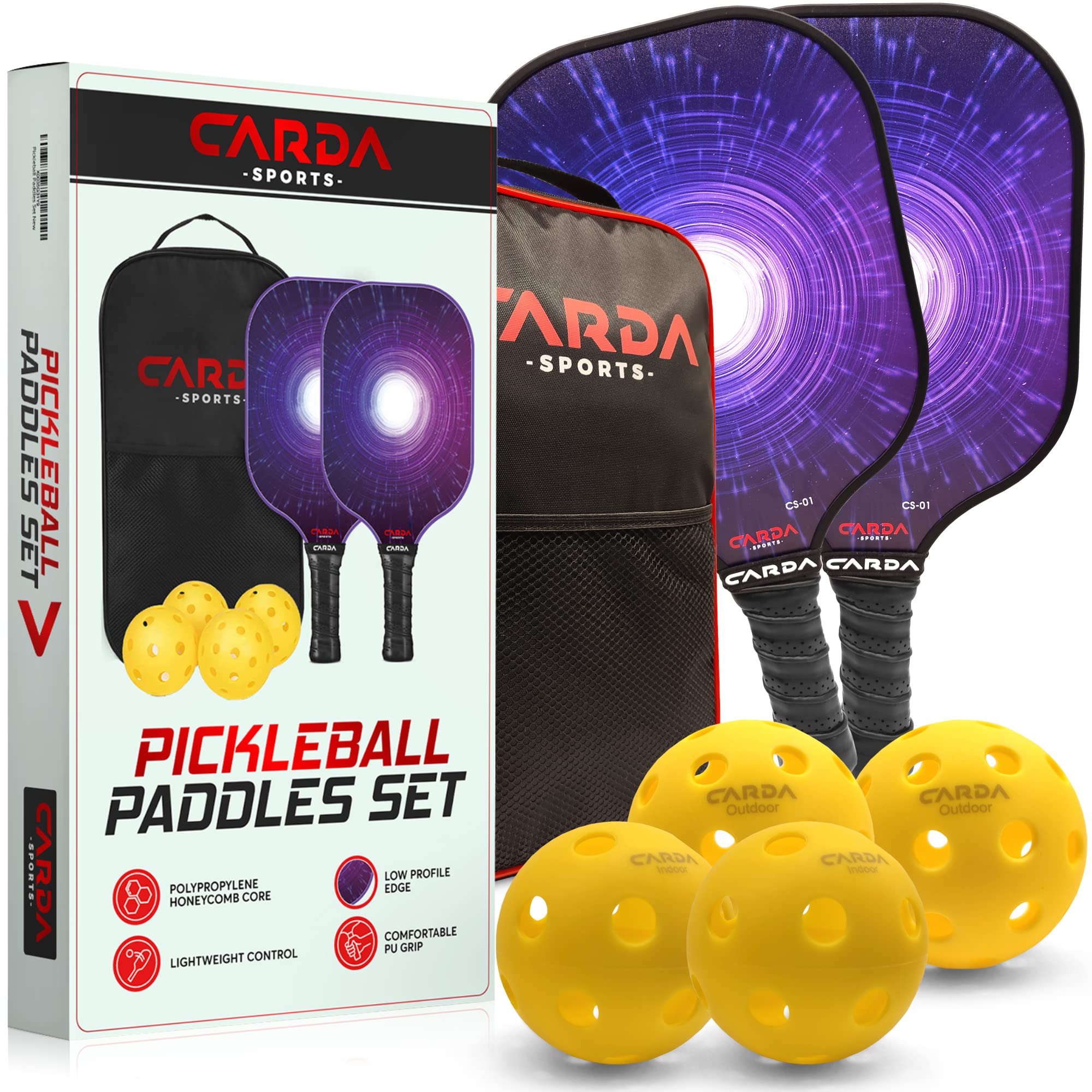 Amazon | ピックルボールパドル2点セット - ピックルボールラケット