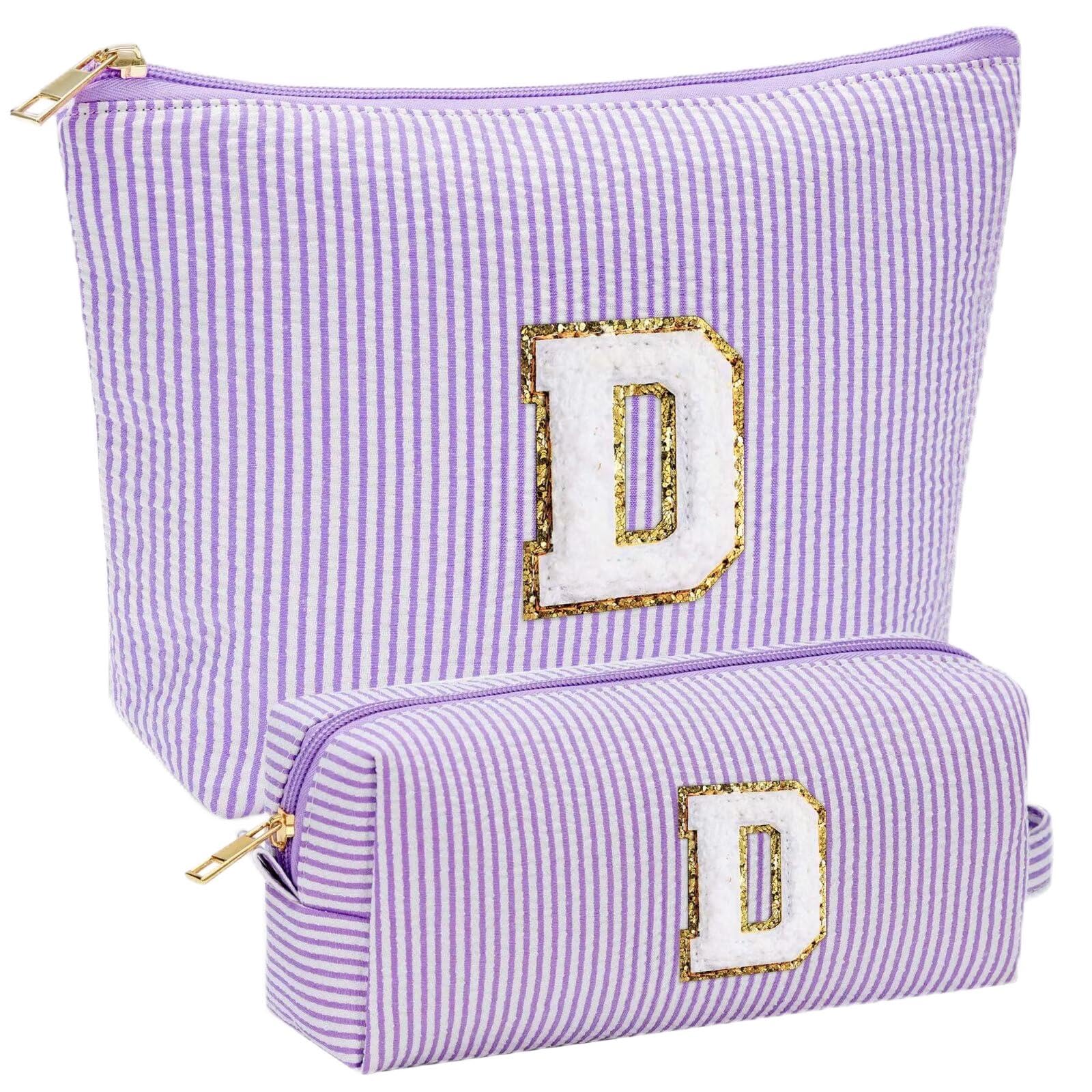 YOOLIFE Geschenk Mädchen Damen - Kosmetiktasche Damen Reise Make up Tasche Schminktasche Mädchen mit Buchstaben, Geburtstagsgeschenk für Frauen Teenager Mädchen Freundin Schwester Mama
