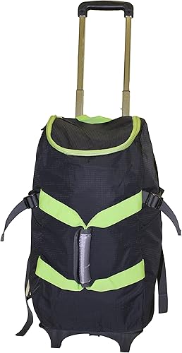 Miniatura 10 de dbest products Mochila inteligente, color verde azulado y amarillo, 4 en 1, mochila rodante, equipaje, bolsa de gimnasio, bolsa extraíble para