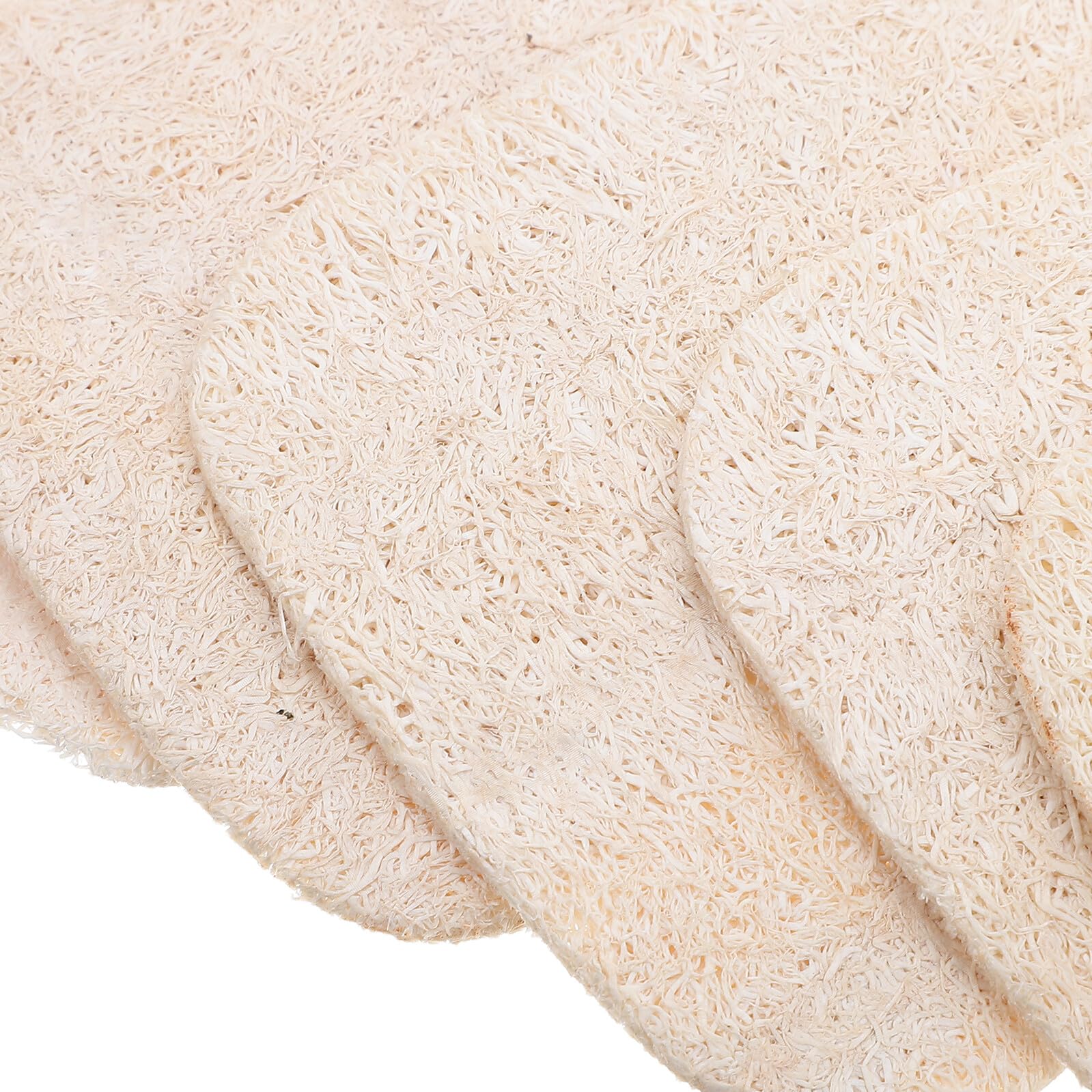 20 Esponjas de Lufa Naturales para Cocina, Cepillo Vegetal para Lavar Platos y Ollas, Fibra Rápida Secado y No Raya, Adecuado para Uso Doméstico