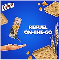 Vista 4 de Lance Galletas tipo sándwich, queso cheddar de grano entero, caja de 8