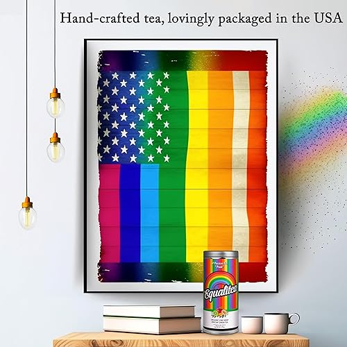 Miniatura 10 de Equalitea Pride Tea - Juego de regalo de té variado  Tres mezclas de té gourmet en latas de té arcoíris reutilizables  Regalos de orgullo gay para