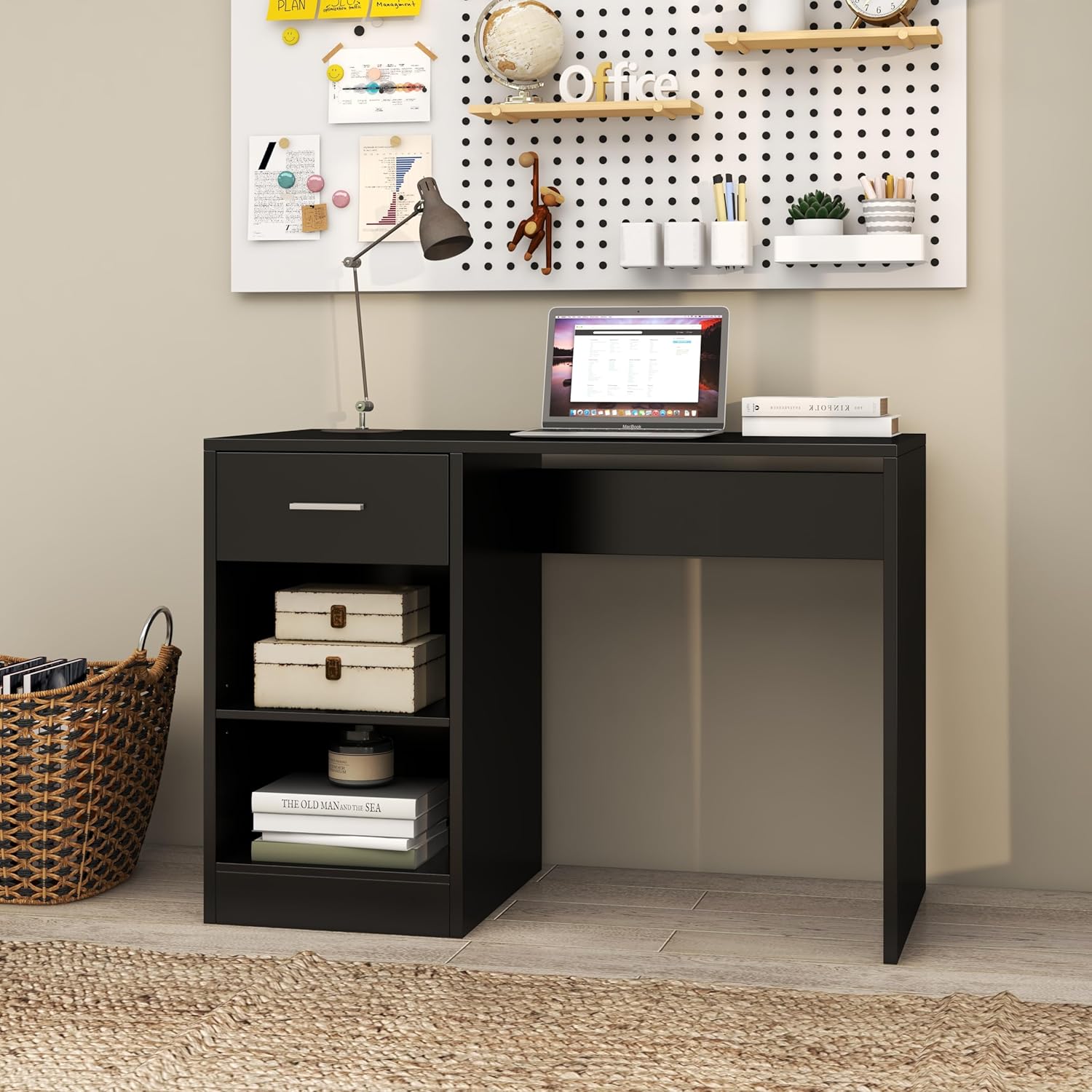 Computer Desk, Home Office PC Desk, Dressing Table, Desktop Table with