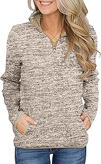 Amazon women's sweatshirts no hood Clearance