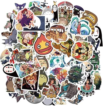 Amazon.co.jp: 千と千尋の神隠しステッカー 50枚 ワンピースステッカー