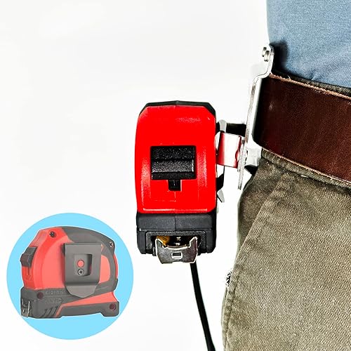 Miniatura 4 de Soporte para cinturón de herramientas con clip, clip para cinturón de herramientas para cinta métrica, clip de clip para taladro inalámbrico,