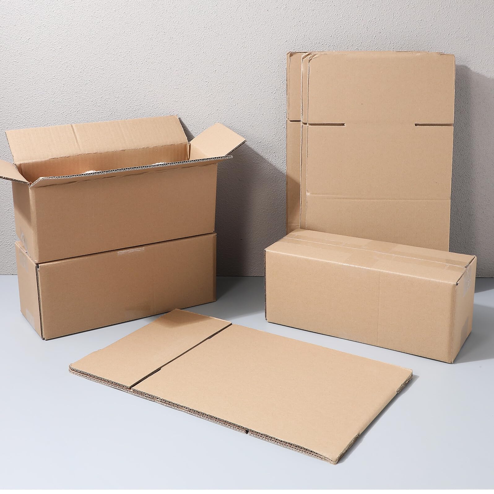 10 Piezas Cajas de Embalaje para Envio Cajas de Carton Corrugado para Pequenas Empresas y Mudanzas