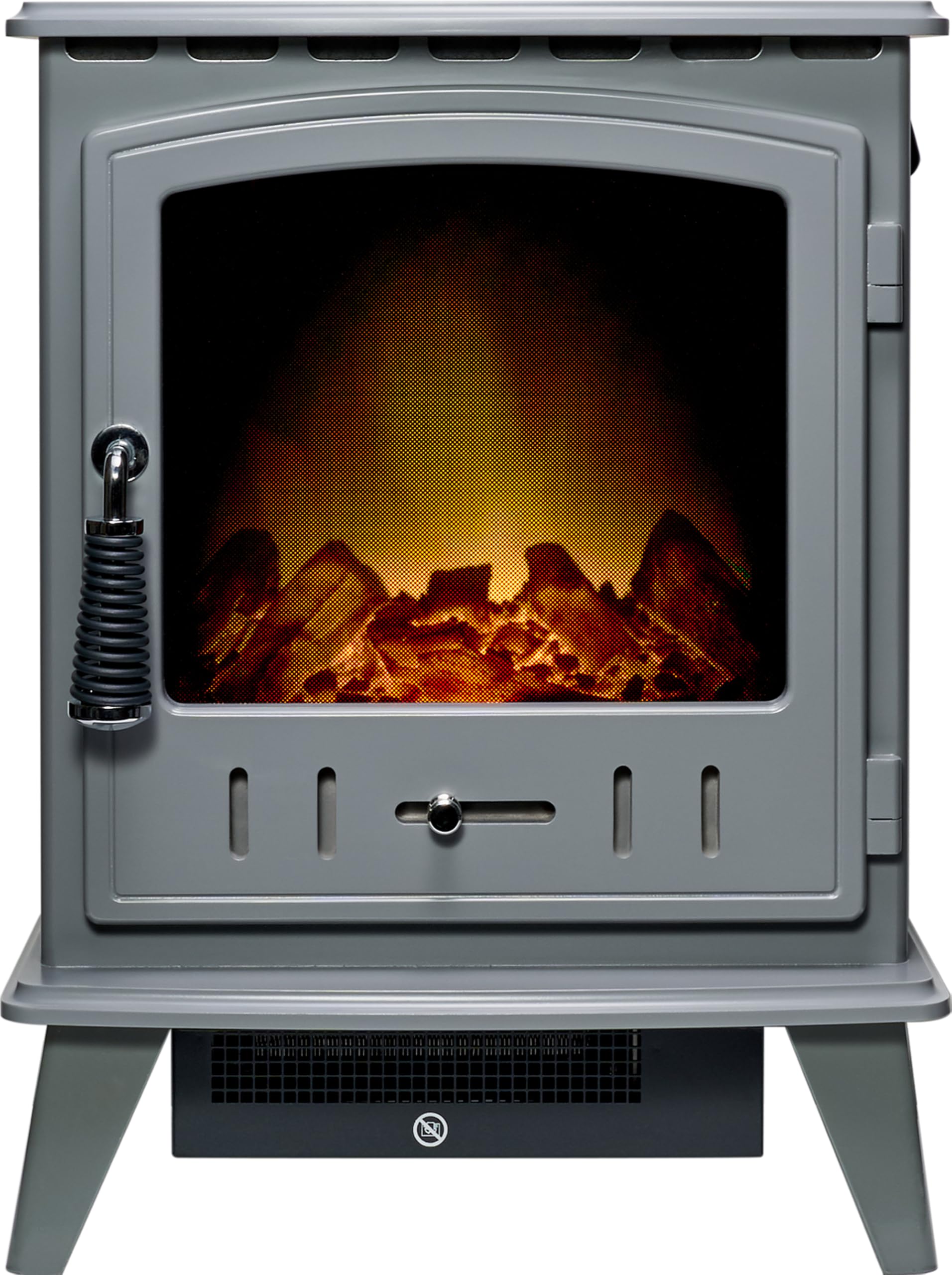 Adam Grey Aviemore Electric Stove Fire