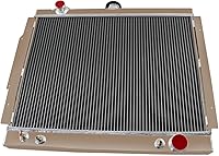 Vista 5 de ALLOYWORKS Radiador de aluminio de 3 filas para Dodge D/W 1979-1993 100 150 200 250 300 350 D400 D450 Ramcharger RD200 5.2 5.9L V8