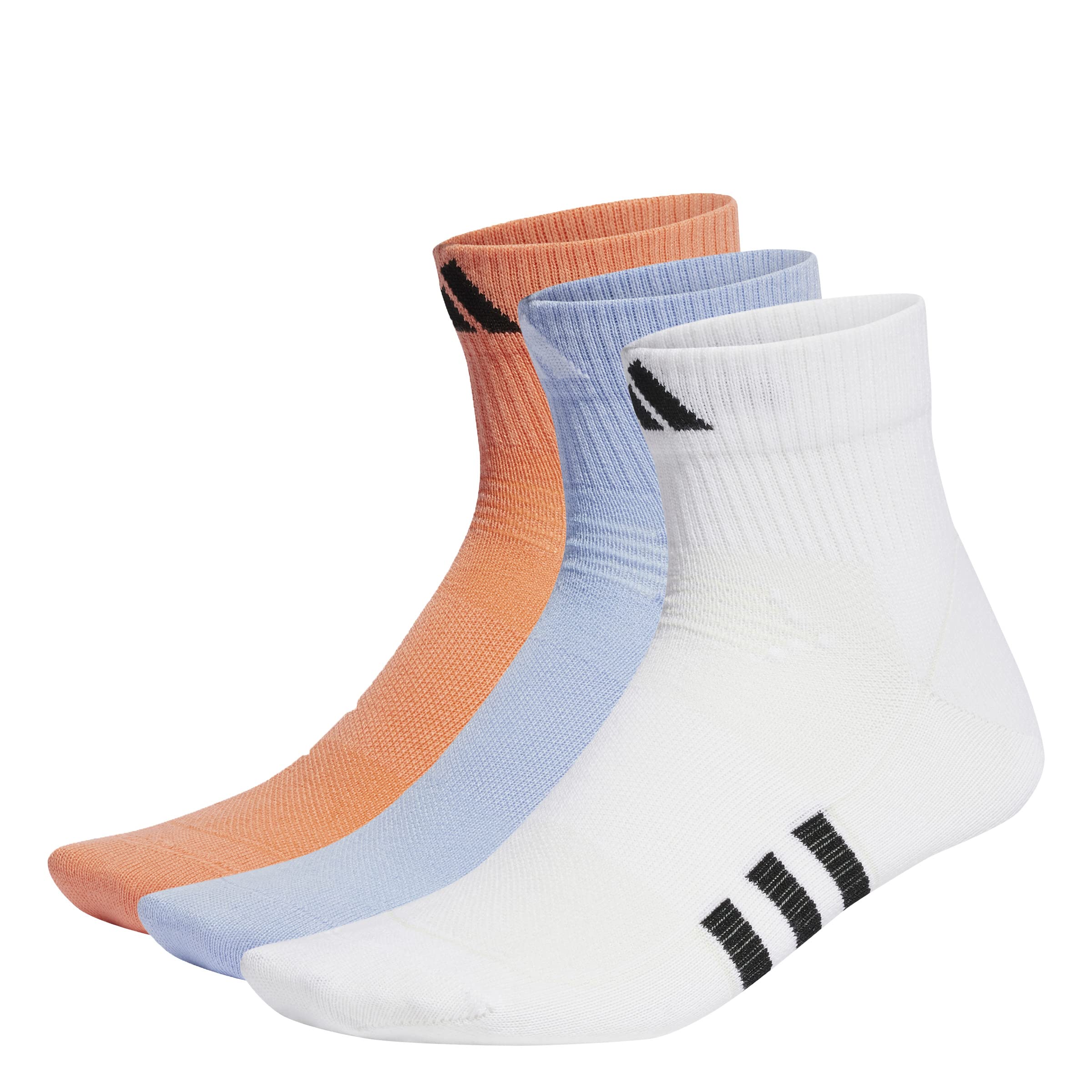 adidasUnisex Polyester Prf Light Mid3P Training Lace Top Socks Orange (S)
