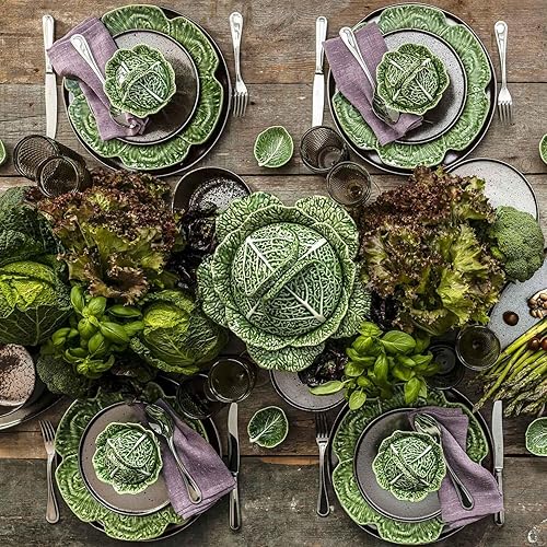 Miniatura 4 de Repollo - Plato de cena (juego de 2)