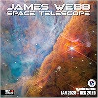 Vista 124 de RED EMBER Astronomy 2026 Wall Calendar 12 Month 12" x 24" Open Thick & Sturdy Paper Giftable Calendar 2026
