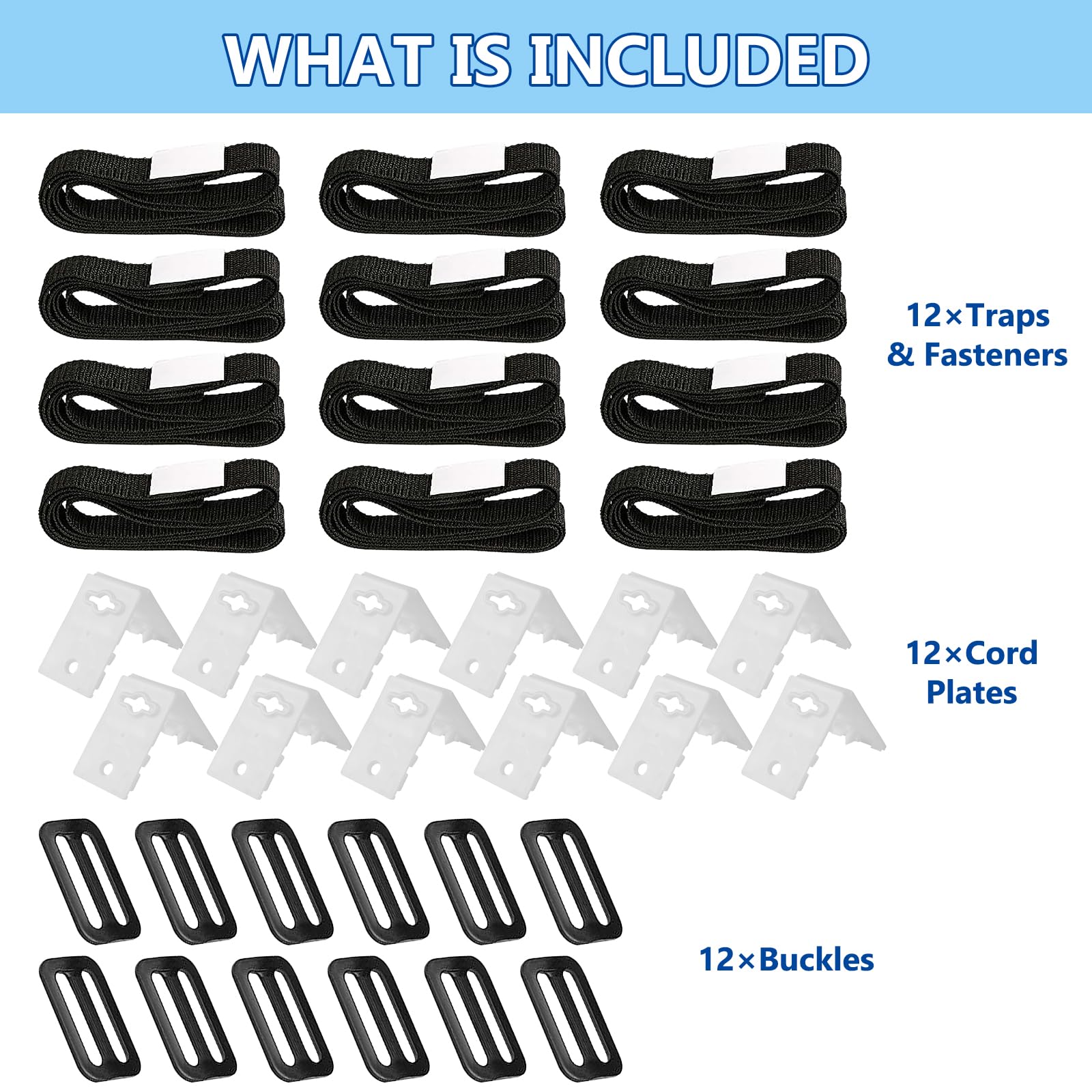 BORDEAG 12 Piezas Kit De Fijación De Cubierta Solar para Piscina, Enrolladores De Piscina para Película Solar, Enrolladores Cobertor De Piscina, Accesorios Fijos Universales para Piscinas Universales