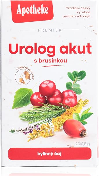 UROLOG AKUT Urological Herbal Tea for Urinary Tract Water Infection Treatment Aid, 30g (2 Pack)