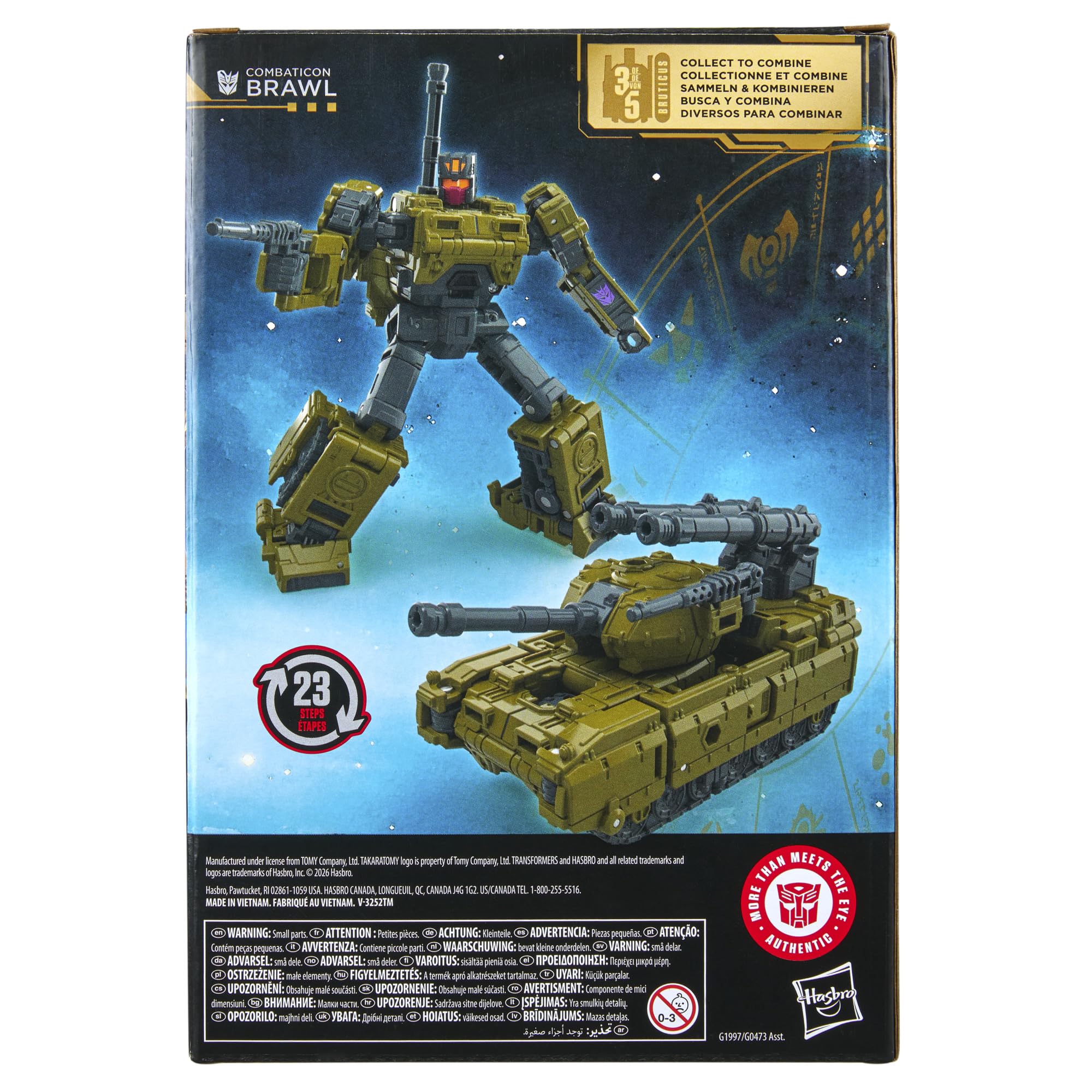 Transformers Age of the Primes Combaticon Brawl, Voyager Class 5.5-Inch Converting Action Figure, Robot Toys for Ages 8+ — view 11