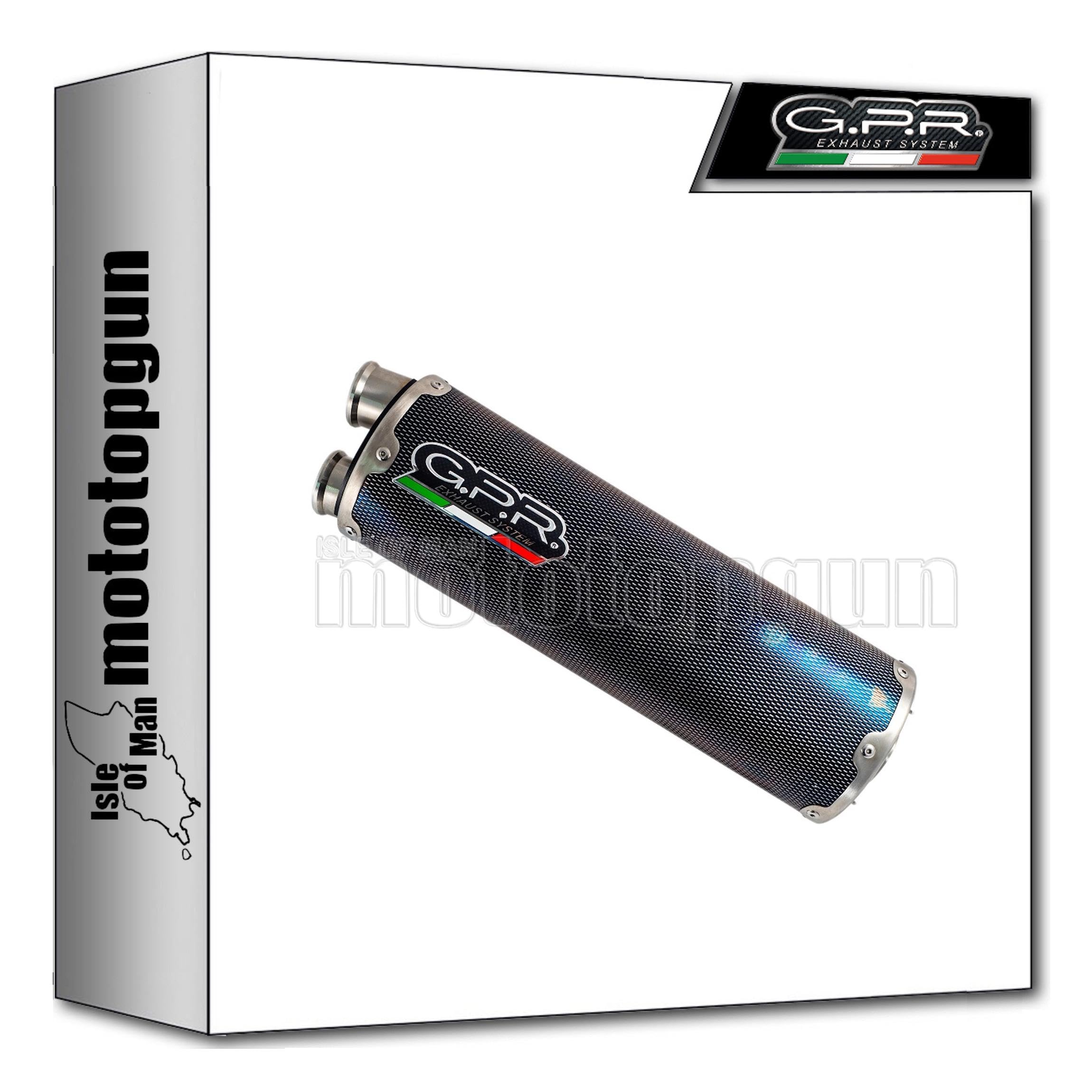 gpr e5.h.264.1.dual.po scarico omologato dual poppy compatibile con honda crf 1100 l africa twin 25/26 2025 2026 mototopgun