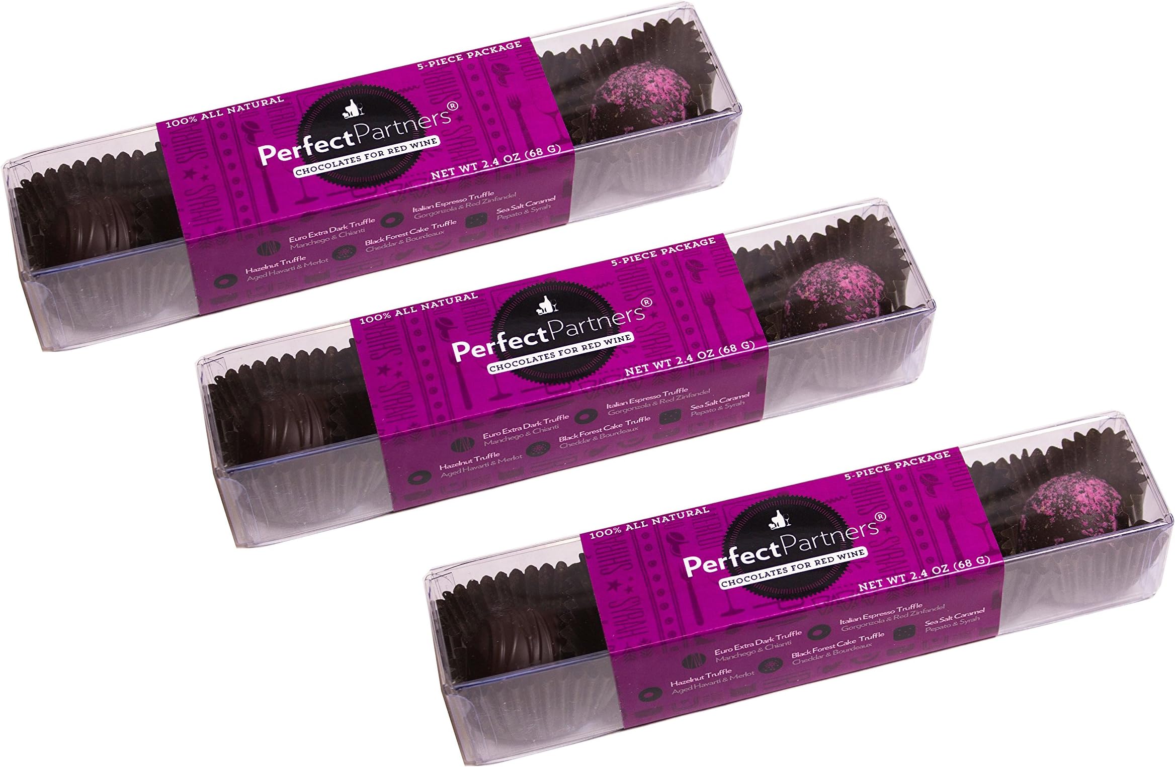 Perfect Partners Chocolate for Red Wine 3 Pack, 7.2 Ounce (Pack of 3)