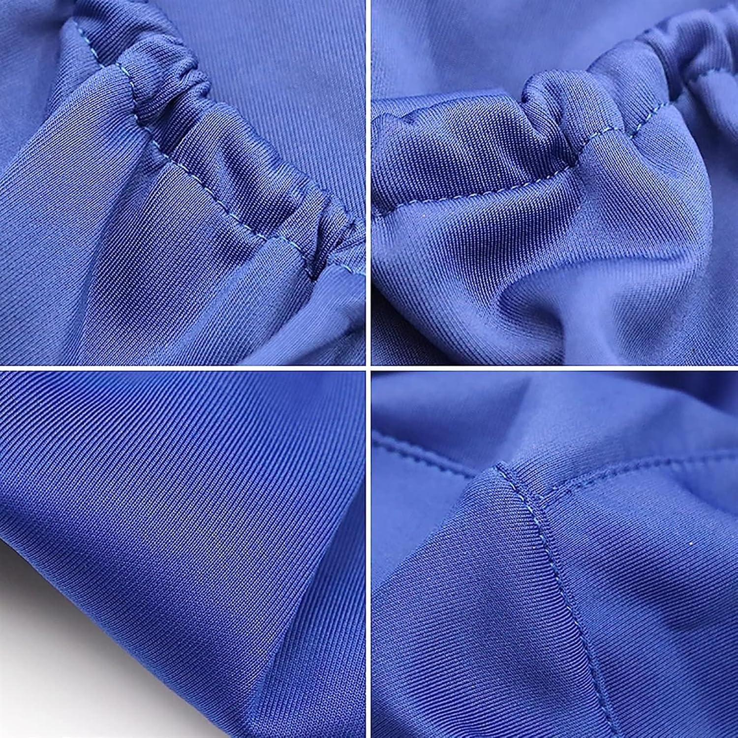 Dental Chair Covers - Full Dental Chair Cover - 4Pcs/Set Dental Chair Seat Cover Chair Cover Elastic Waterproof Protector Dentist Equipme (Color : Blue)