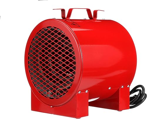 TPI Serie ICH240C ICH Construcción SitioUtilidad Ventilador Calentador Portátil Forzado, 40003000W, 16.714.4 Amp, Rojo