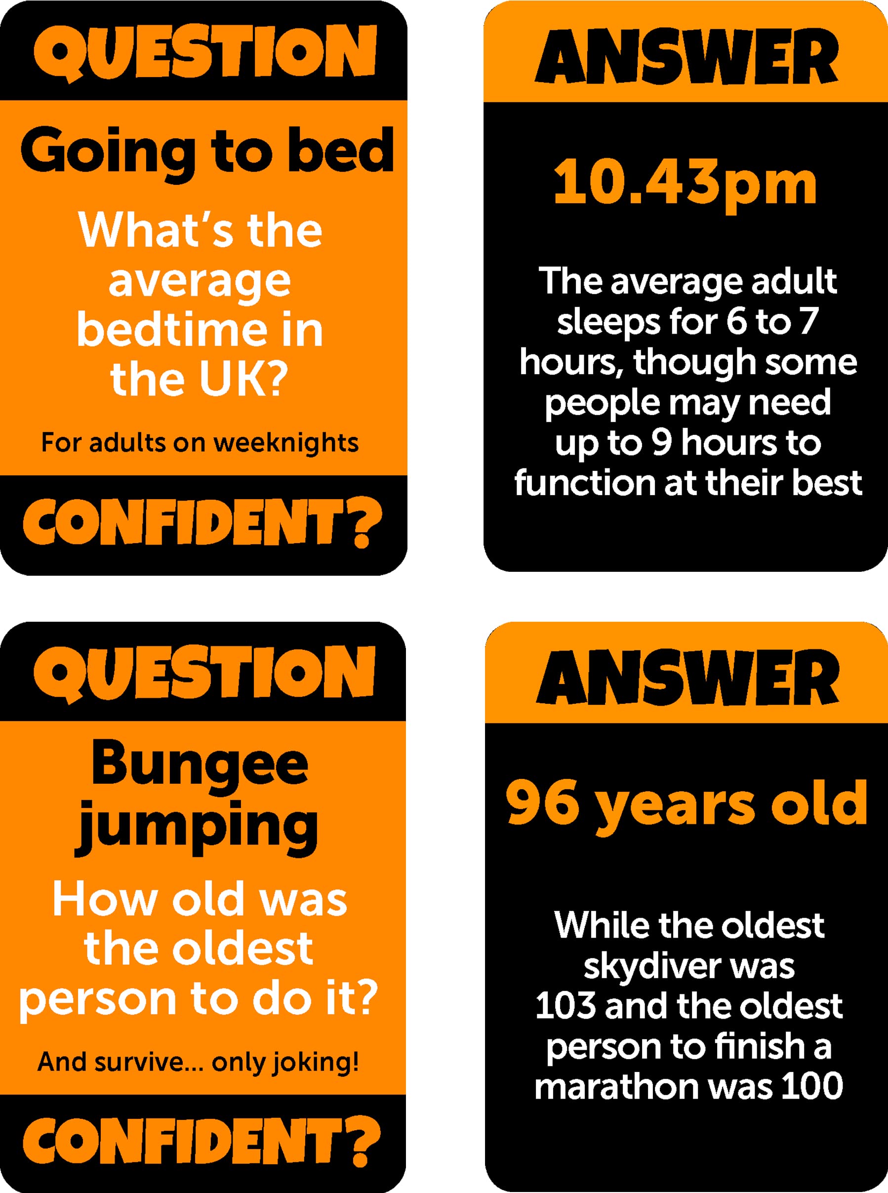 CONFIDENT? Board Game The Hit Family Party Game A Quiz Game with a