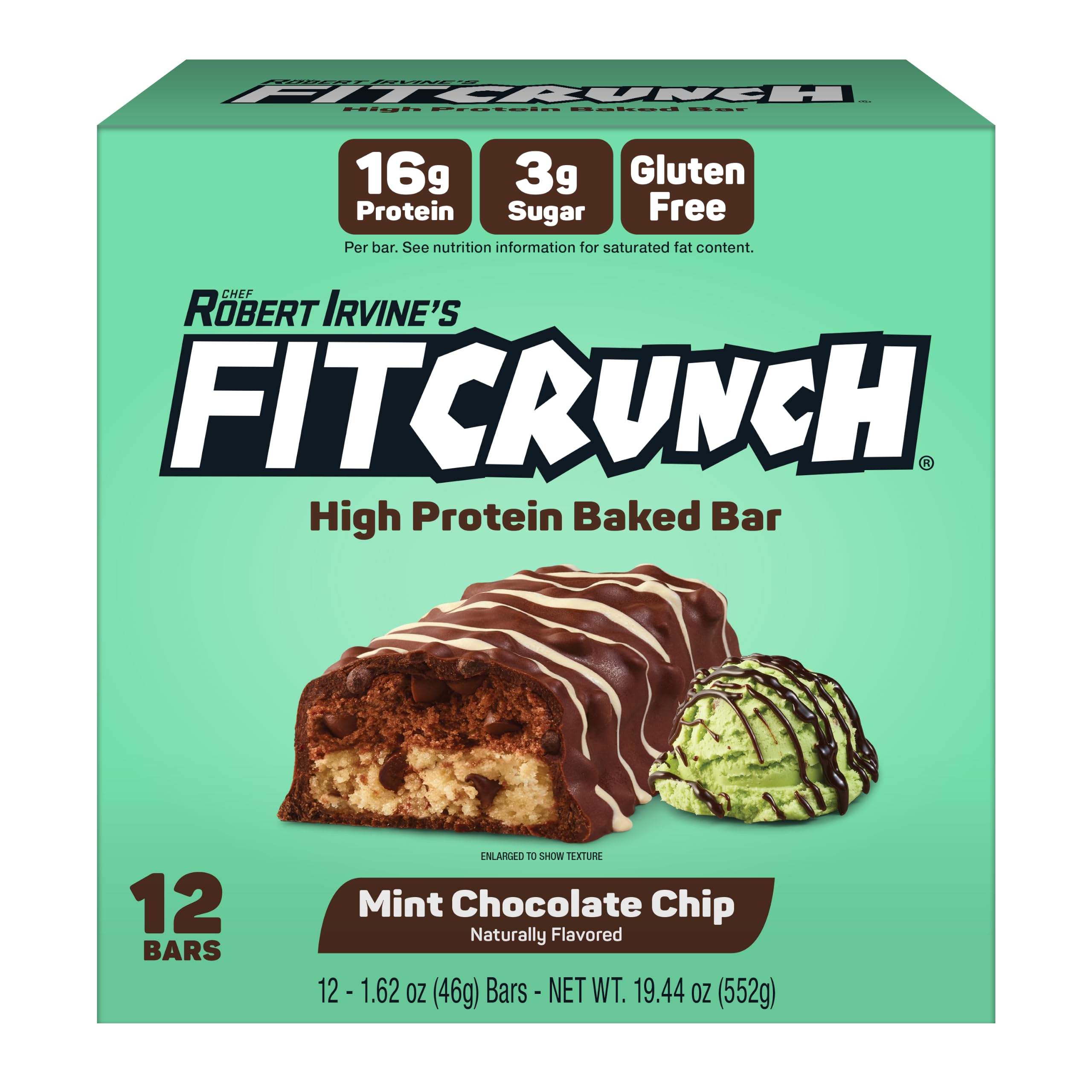 FitCrunch 16g High Protein Baked Bar, Chocolate Peanut Butter, 12 Ct — Amazon image 6