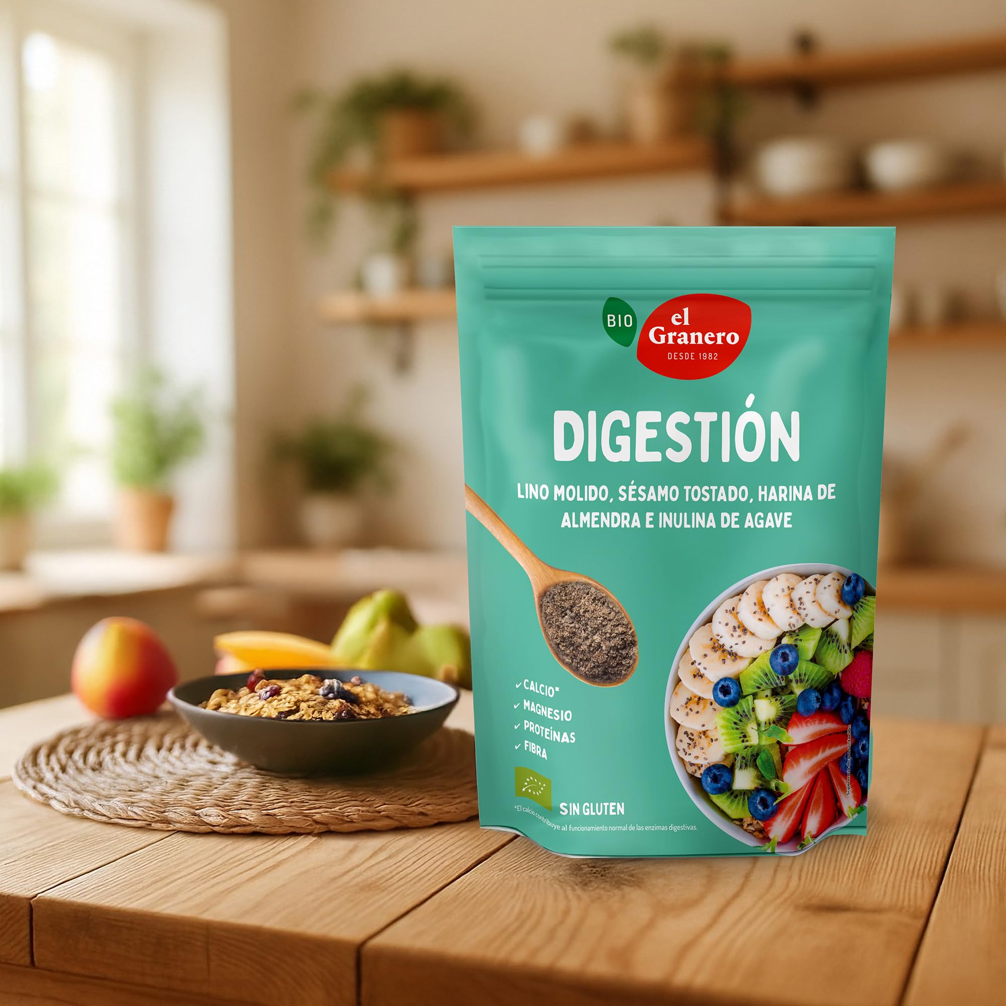 El Granero Integral - Semillas Orgánicas de Digestión - 200g - Ricas en Fibra y Nutrientes - Fuente Natural para una Digestión Saludable - Apto para Veganos