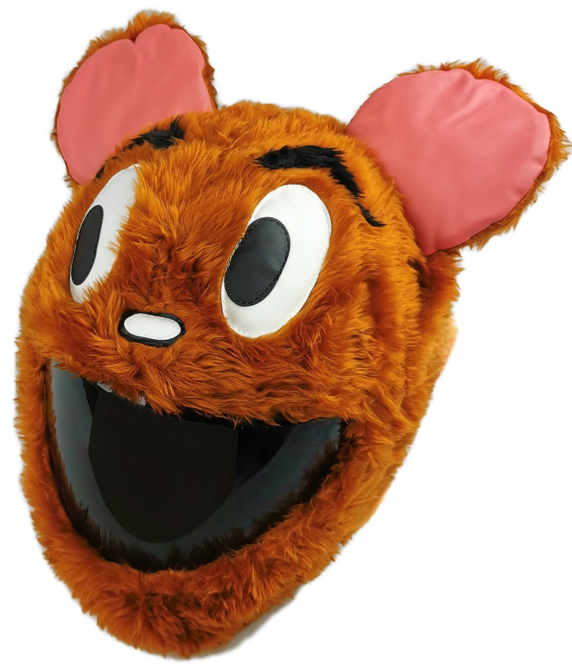 Towwoo Copricasco Moto Peluche, Custodia Protettiva per Casco in Cartone Animato, Copertura