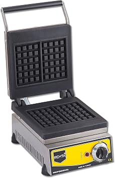 Remta W10 Square Model Waffle Machine, Electric, Stainless Steel