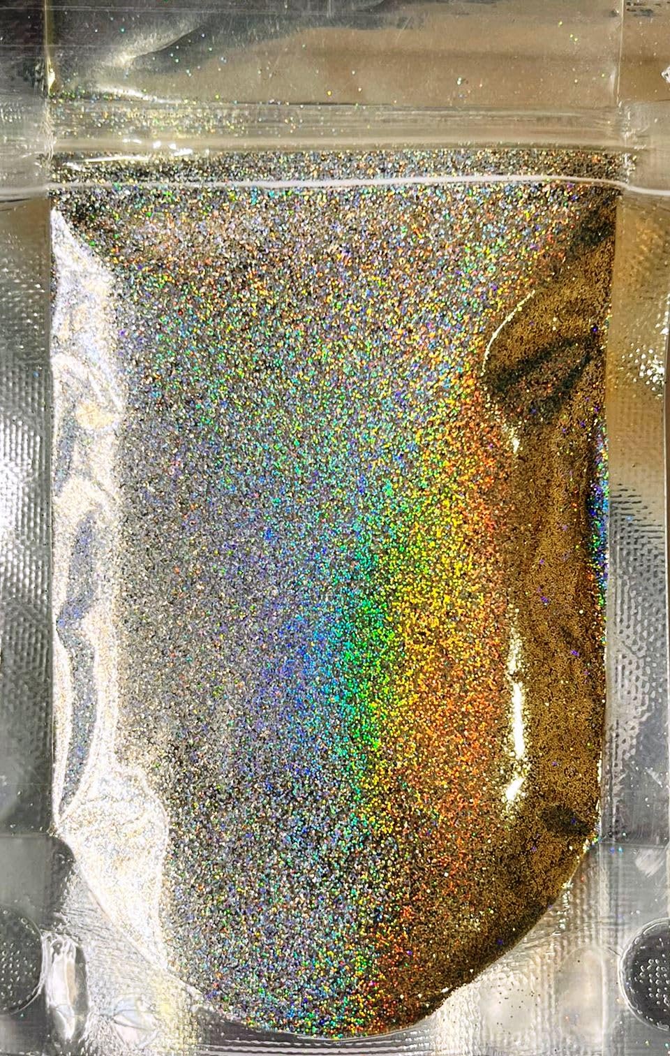 Mahir Glitter Supreme Quality Nail Art & Design Glitter Especially for Nail Art 50 Gm Pack (Holographic Silver) 4