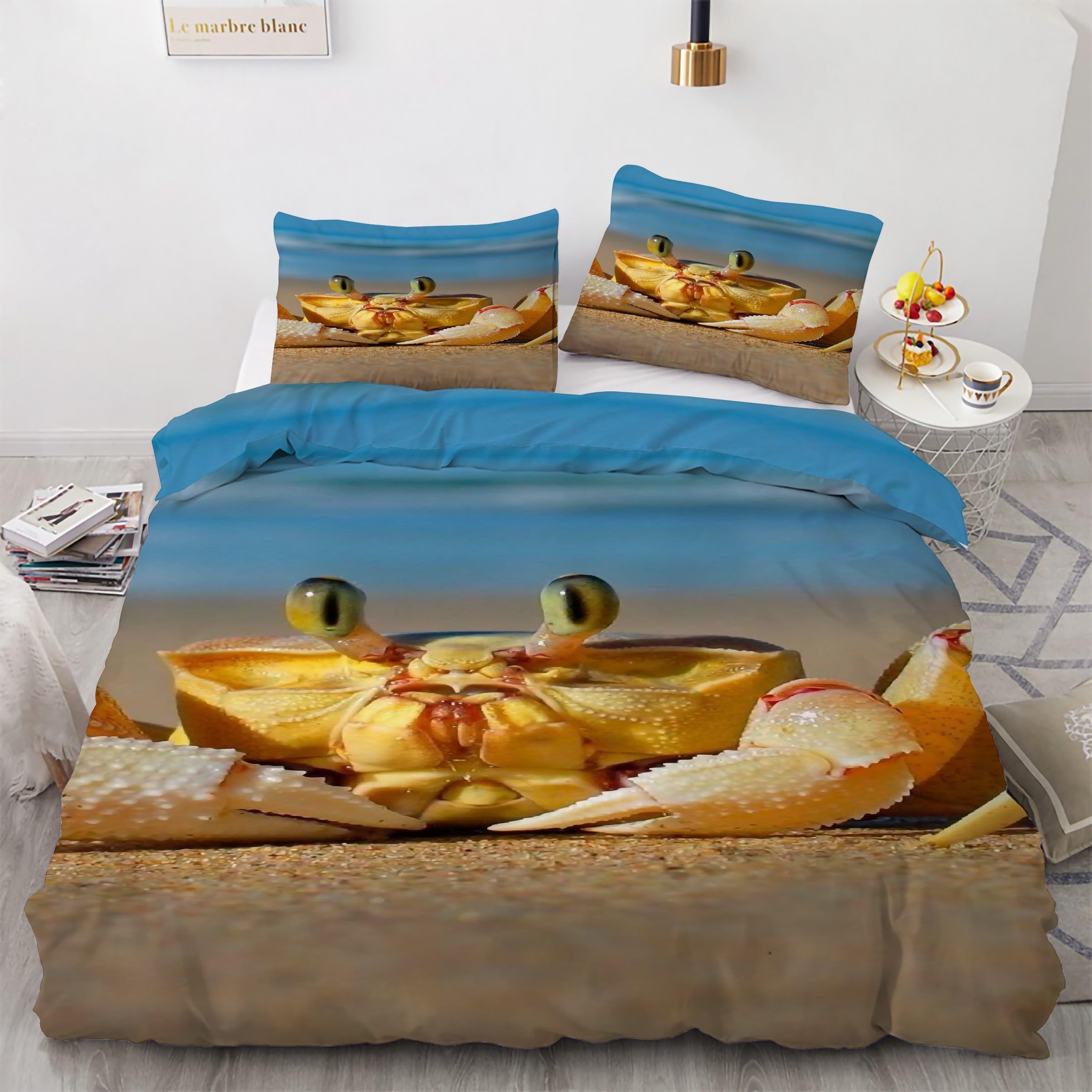 Housse de couette plage 240x260 pour transformer votre chambre en un cocon de vacances