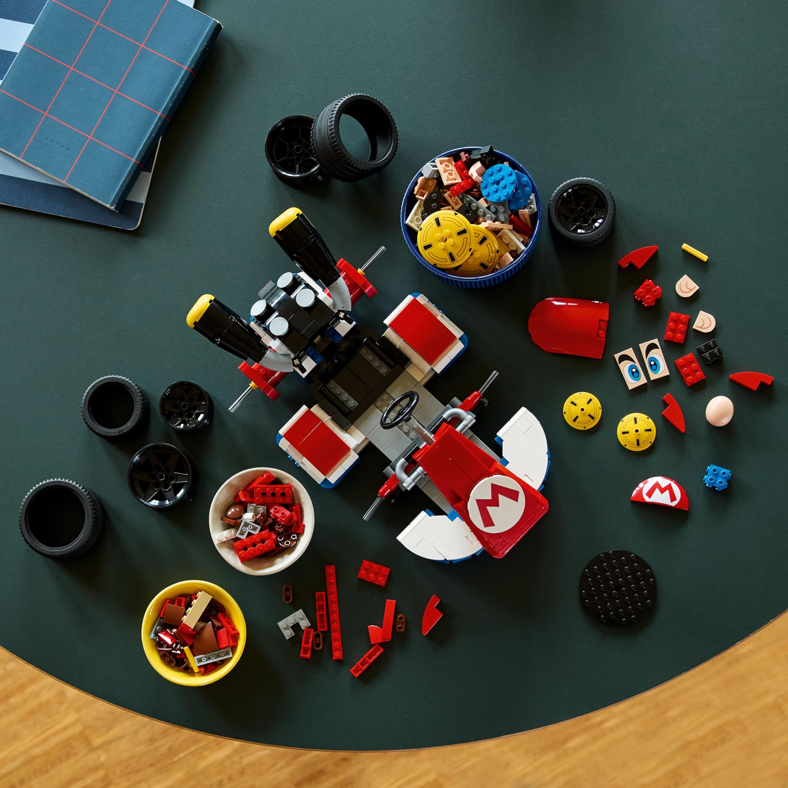 LEGO Super Mario: Mario Kart – Mario & Standard Kart Building Set for Adults - DIY Book Shelf & Room Decor for Men & Women, Ages 18+ - Birthday Gift Idea for Adult Gamers - 72037