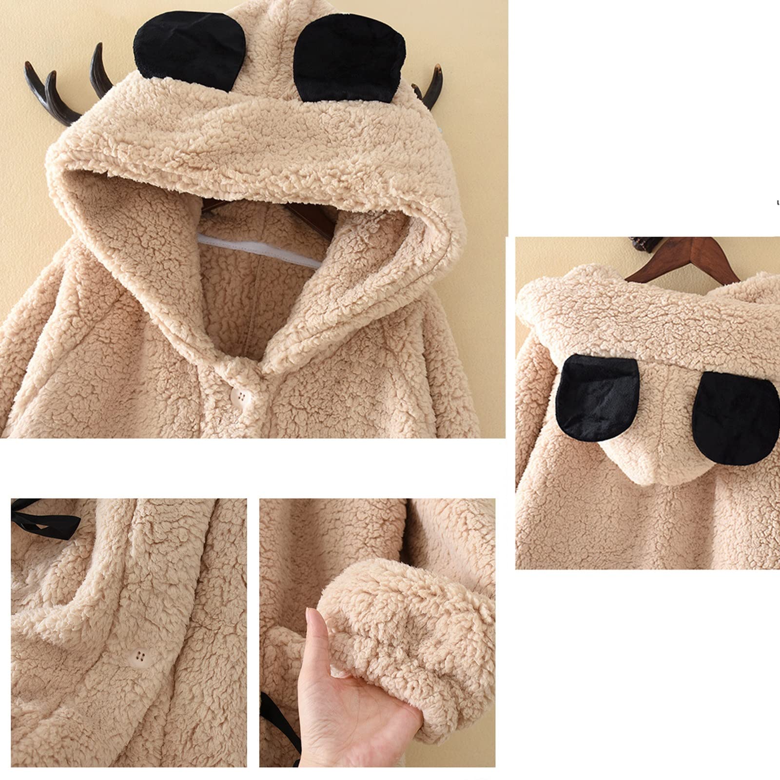 Bata De Casa De Terciopelo Con Gorro Para Mujer - Abrigada, Suave, Ideal Para Otoño E Invierno