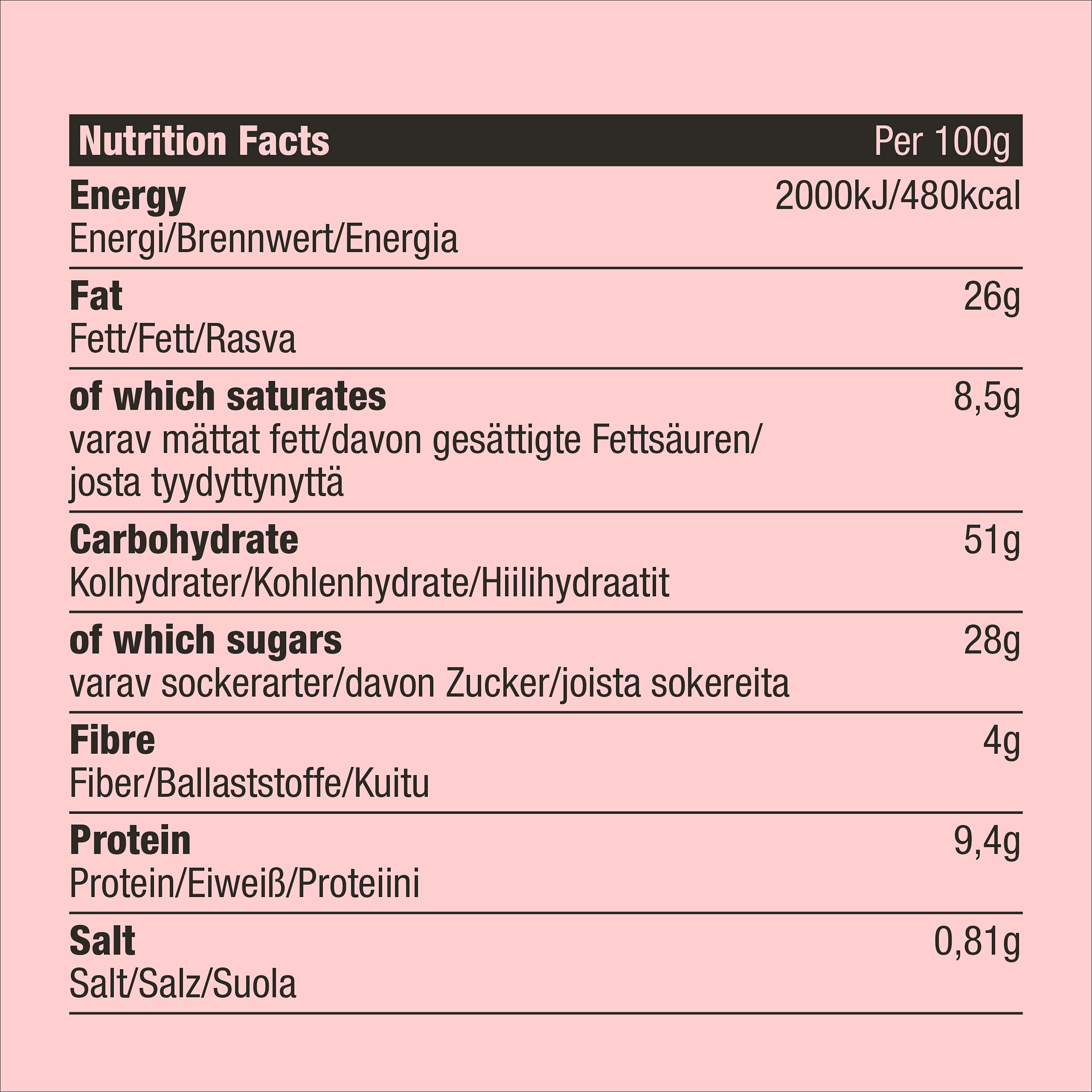 Dig Bio-Streuselkuchen Banane & Helle Schokolade – Veganer No-Bake Riegel, Glutenfrei, 12 x 35g