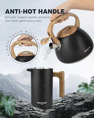 Vista 96 de Pava de té Poliviar, Black Ti Negro Ti