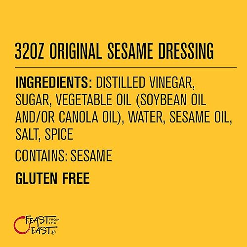 Miniatura 3 de Aderezo de ensalada Sésame Feast from the East All Naturalgrande de 32oz
