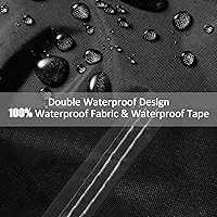 Vista 4 de GEMITTO Cubierta para Mesa de Billar de 7/8/9 Pies, Cubierta de Billar Impermeable de Tela de Poliéster para Mesa de Snooker Billar