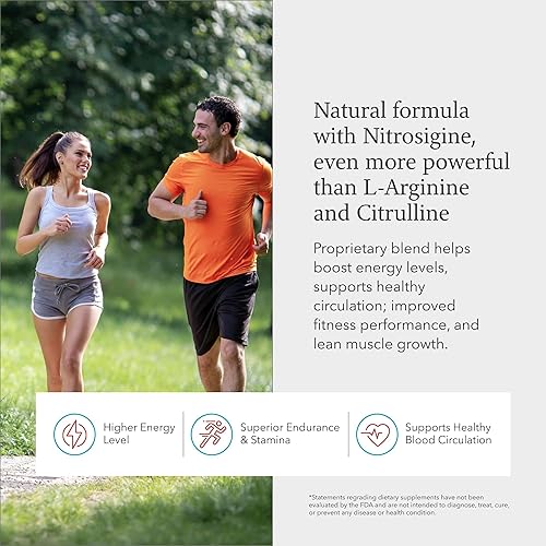 Miniatura 10 de Juvenon Advanced BloodFlow-7 Nitro XXXL Suplemento de apoyo – Fórmula de máxima circulación y bienestar diario – Cápsulas de 3 veces más fuerza que