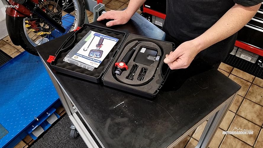 Bild 6 - Ralcam Endoskopkamera mit Licht Endoscope Camera - Endoskop 8,5mm Inspektionskamera 4,3" HD 1080P Rohrkamera, Kameras mit 6 LED, IP67 Wasserdicht 1m Flexible Kanalkamera Teleskopkamera Kfz Werkzeug