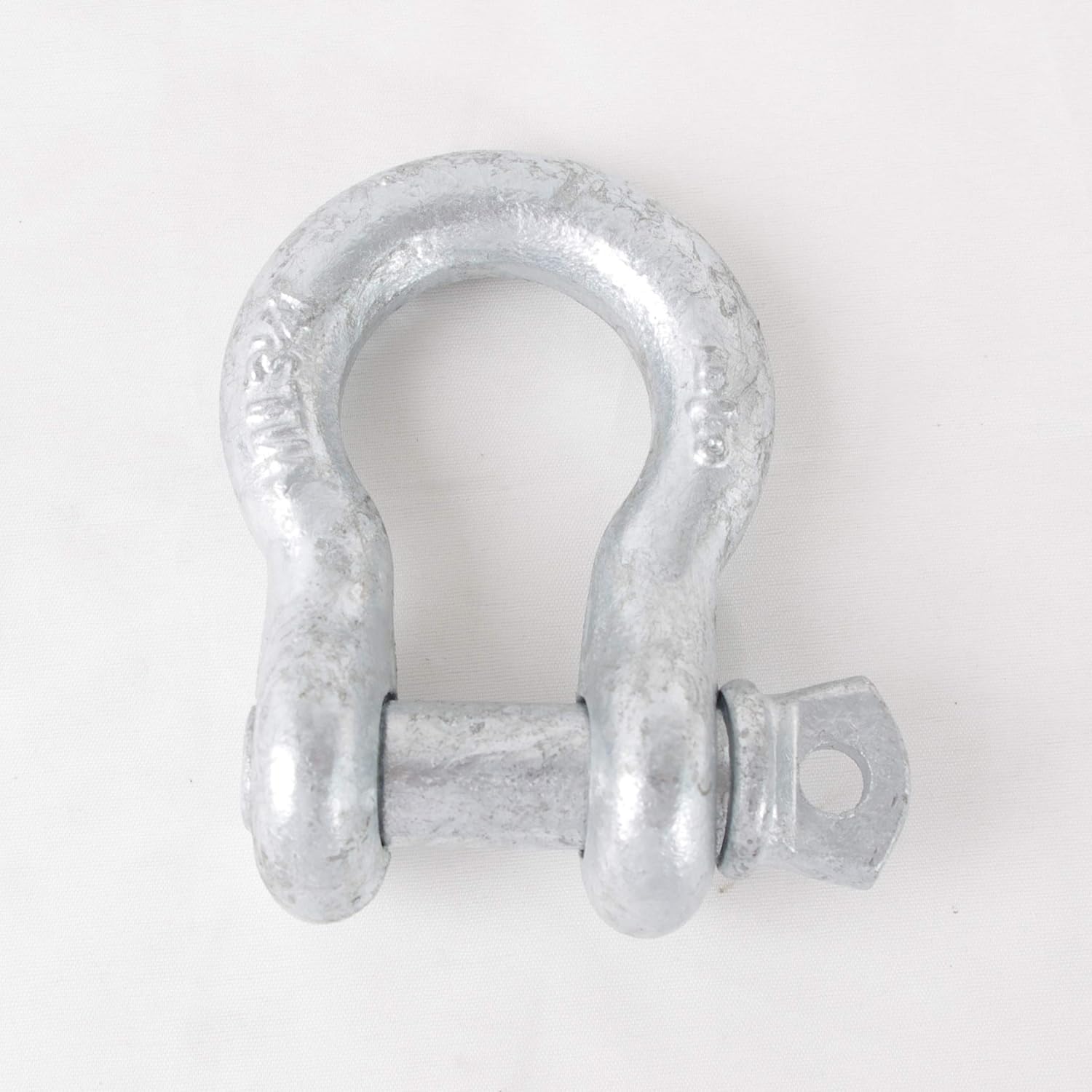 Size 5/8" Anchor Shackle, Carbon Steel Body Material, Alloy Steel Pin Material, 2 PK.