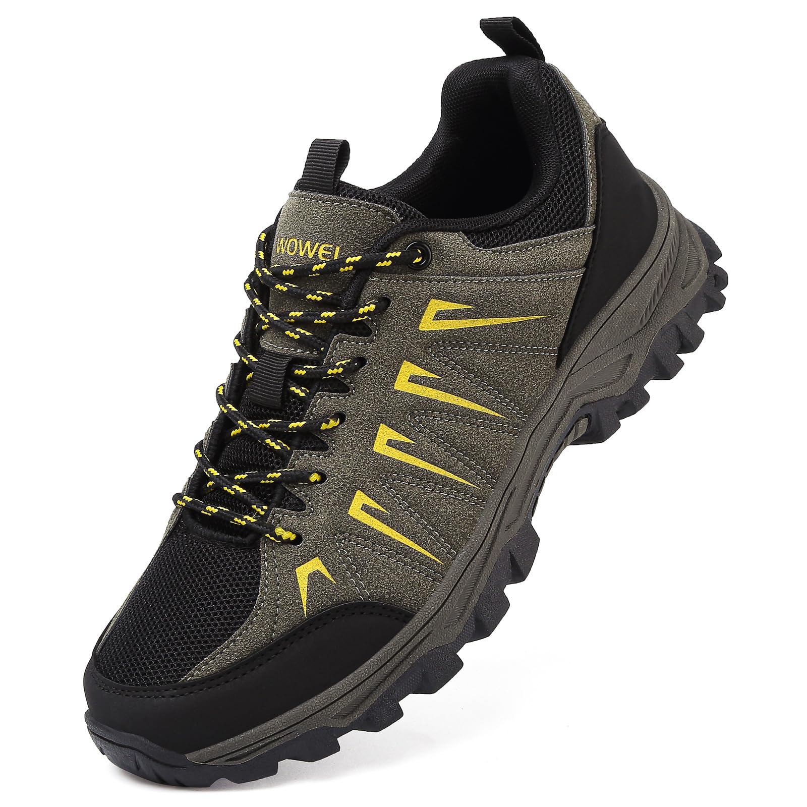HaloTeam Zapatos de Senderismo Hombre Antideslizantes Transpirable Trekking Sneakers Escalada Zapatillas de Montaña EU 39-EU 45 — view 11