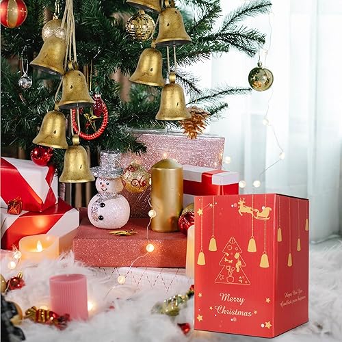 Miniatura 9 de Campana de Navidad, campana azul, decoración de Navidad, decoración de campana de guirnalda, campana de puerta, decoración de árbol de Navidad,