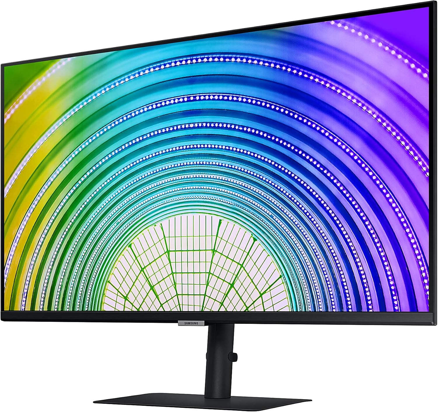 Samsung Monitor HRM S60UA (S32A60), Flat, 32, 2560x1440 (WQHD 2K), HDR10, VA, Bezeless, 75 Hz, 5 ms, FreeSync, HDMI, USB Type C, Display Port, Ingresso Audio, HAS, Pivot, PIP, PBP, Flicker Free
