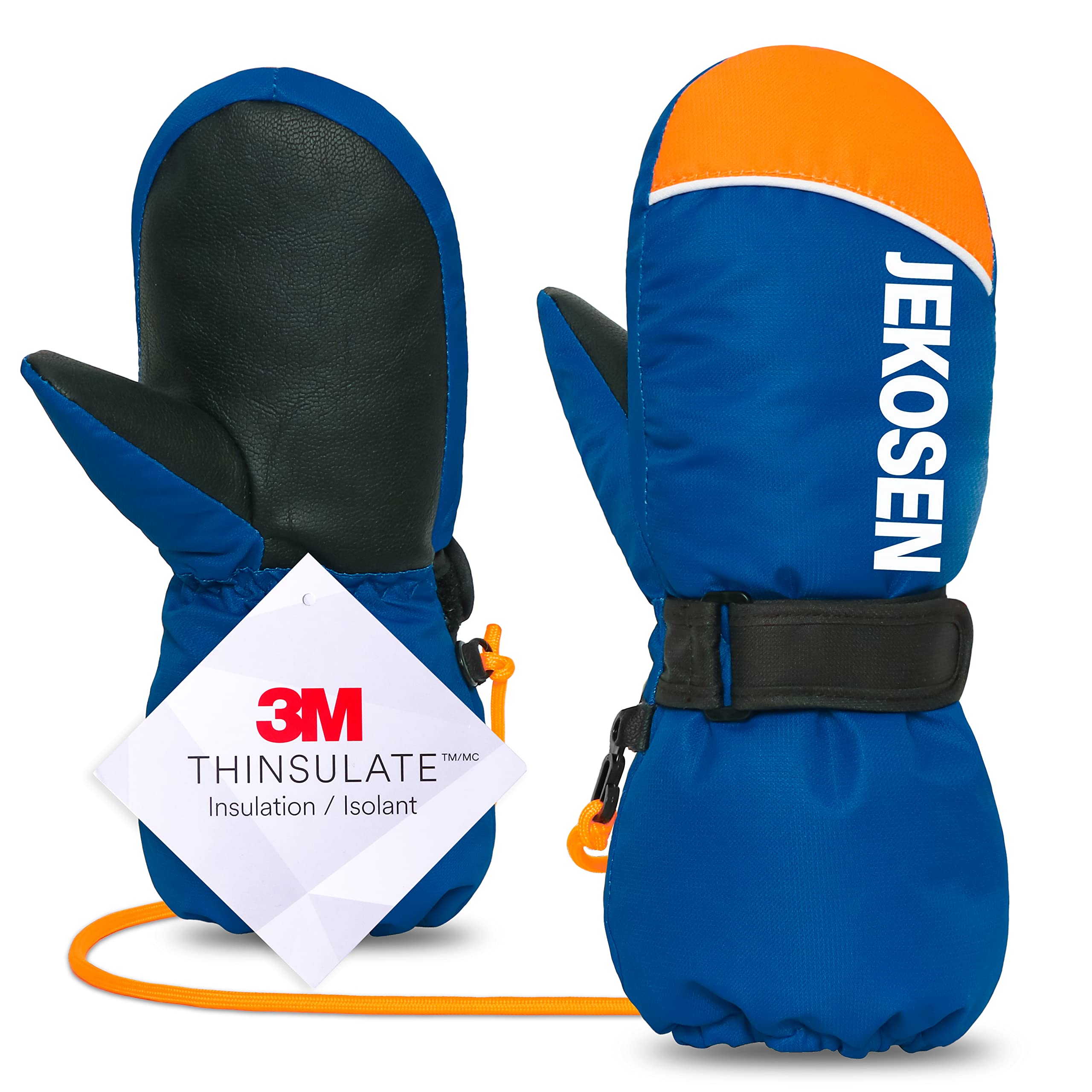 JEKOSEN Ski Gloves Mens Womens Waterproof Touchscreen Snowboard Gloves Snow Winter