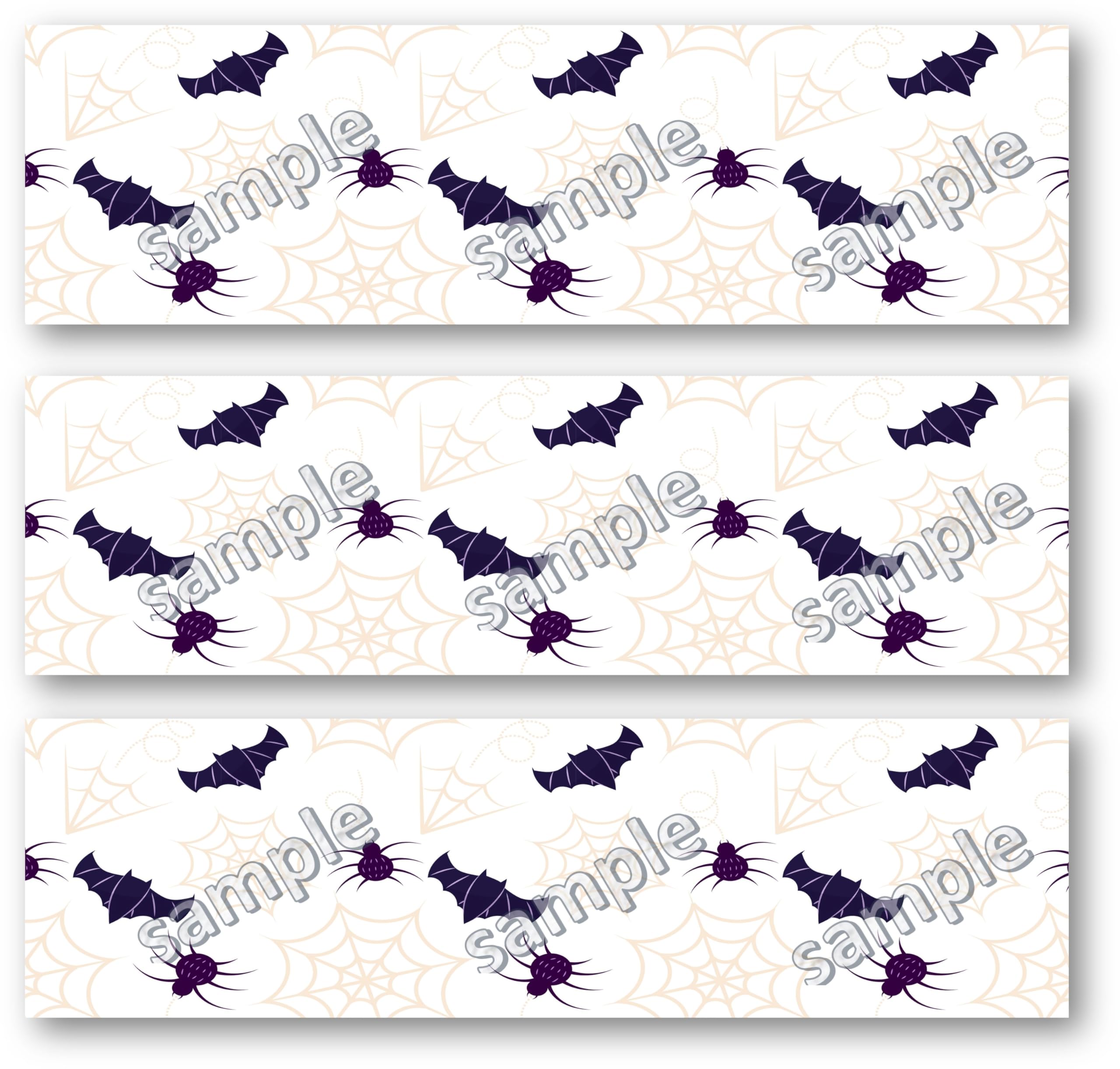 Halloween edible cake border ,cake wraps edible strips Frosting Sheet Icing Paper for Cake Decoration Edible Cake Sticker Decal 10