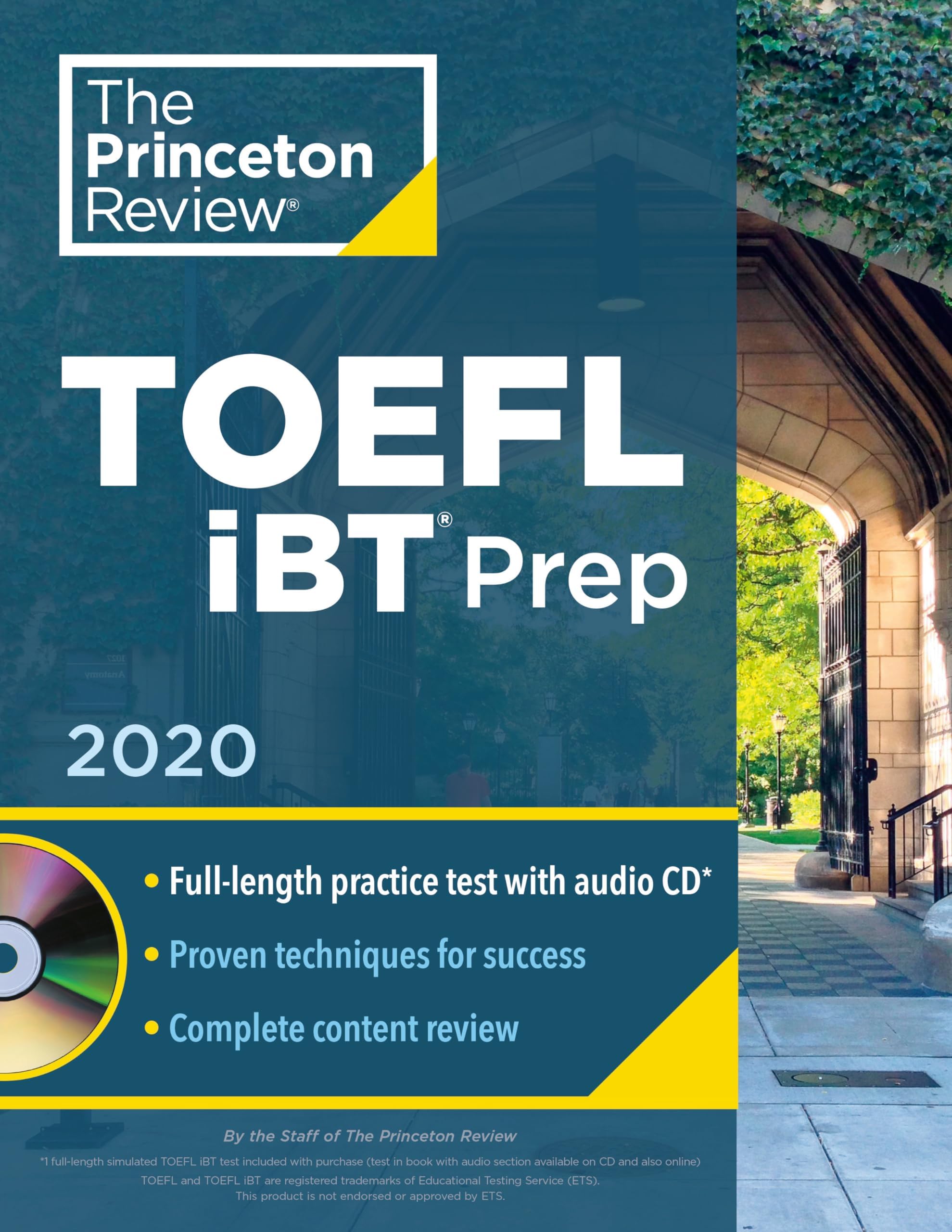 Princeton Review TOEFL iBT Prep with Audio CD, 2020 (COLLEGE TEST PREP) Paperback – 4 Feb. 2020