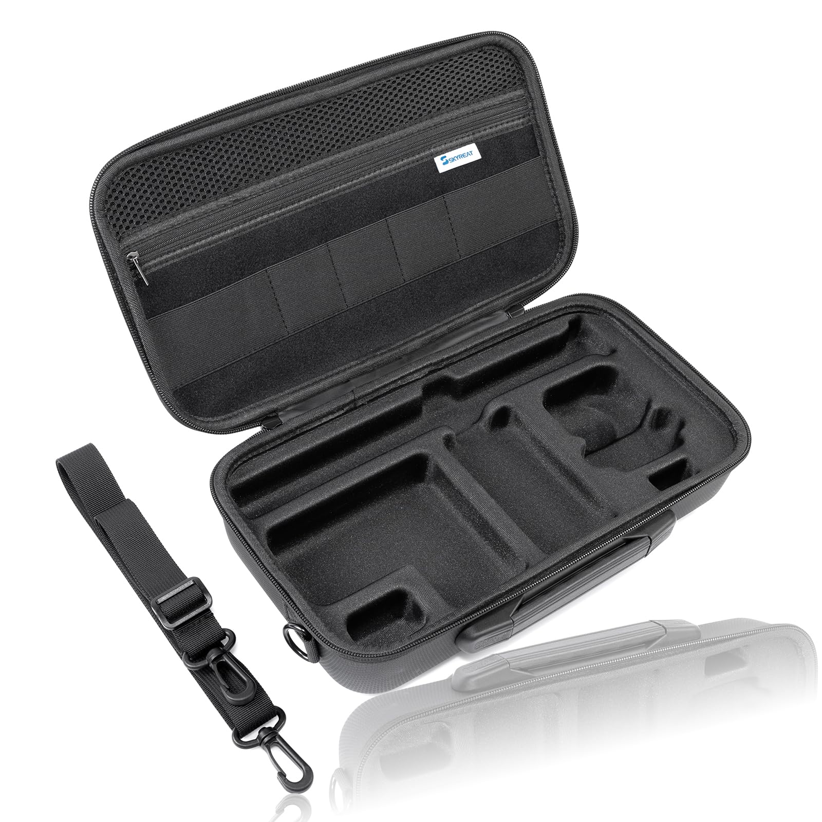 SKYREAT Tragetasche für OSMO 360 Case, kompatibel mit Action Invisible Selfie Stick, Tragbare Reisetasche für DJI Omso 360 Adventure Combo Zubehör