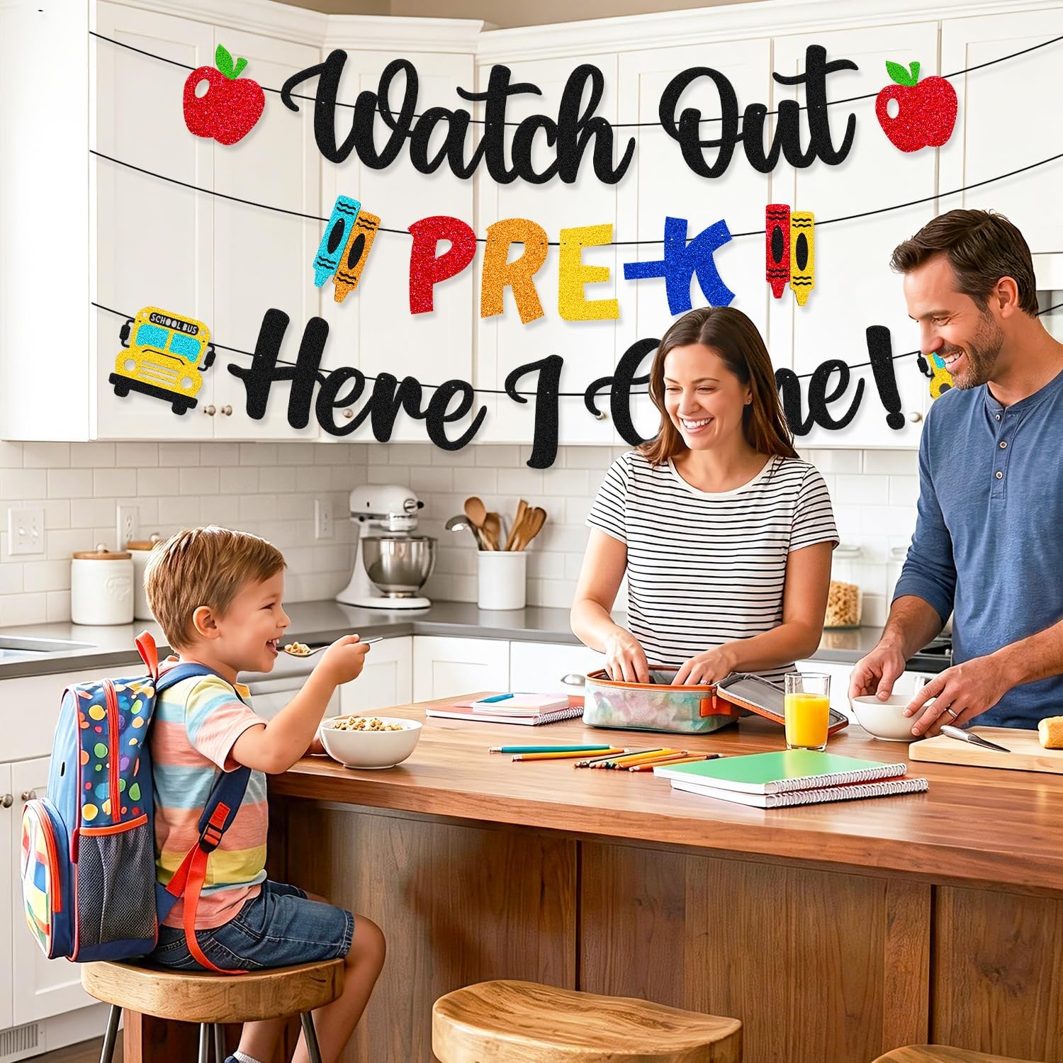Watch out Pre-K Here I Come Banner Welcome to PreK Decoration